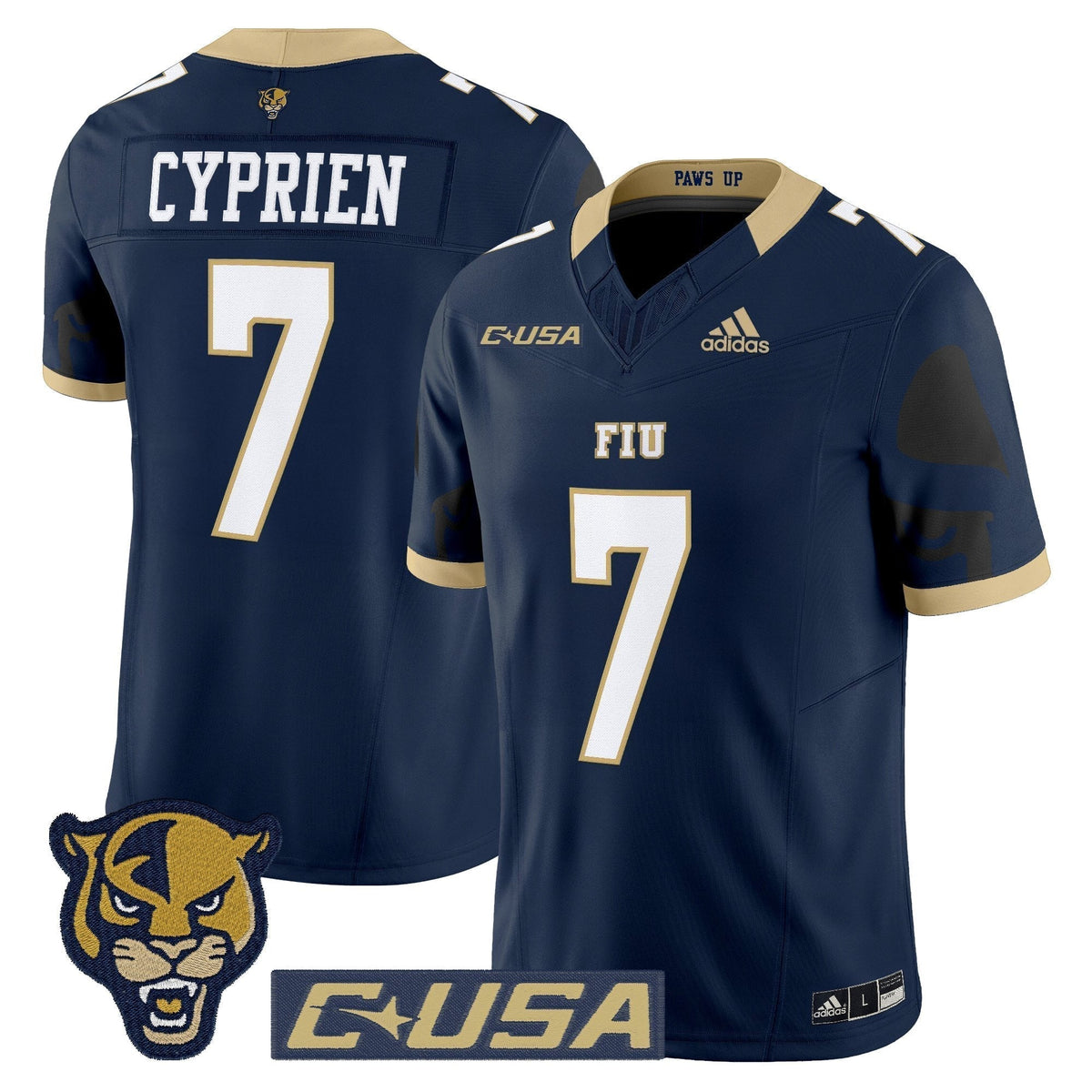 Men's Florida International Panthers 2025 Vapor Limited Jersey - All Stitched