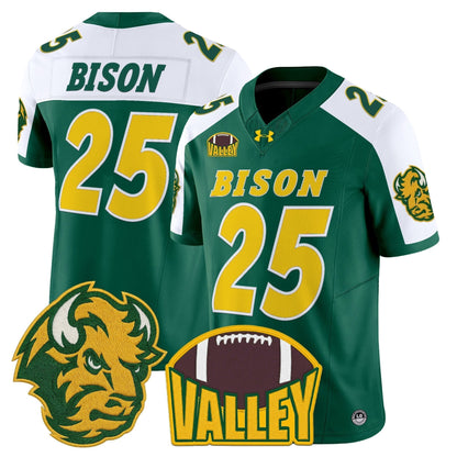 Men's North Dakota State Bison 2025 Vapor Limited Jersey - All Stitched