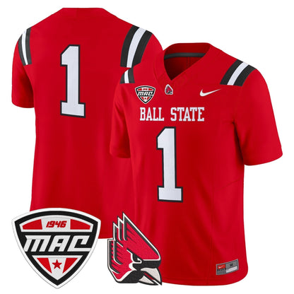 Men's Ball State Cardinals 2025 Vapor Limited Jersey - All Stitched