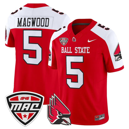 Men's Ball State Cardinals 2025 Vapor Limited Jersey - All Stitched