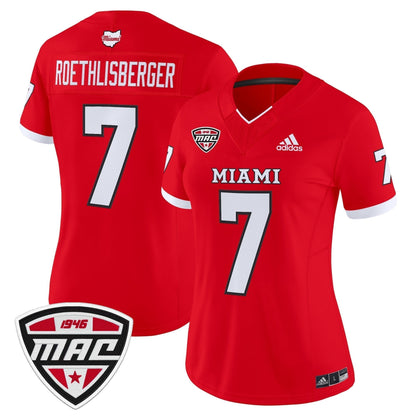 Women's Miami (OH) RedHawks 2025 Vapor Limited Jersey - All Stitched