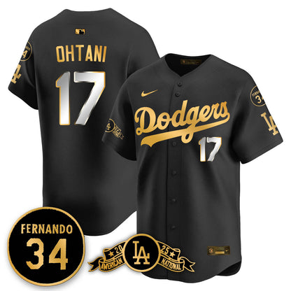 LAD 2025 National League Champions Jersey - Stitched