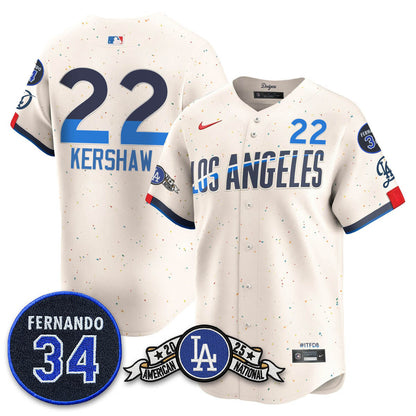 LAD 2025 National League Champions Jersey - Stitched