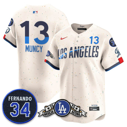 LAD 2025 National League Champions Jersey - Stitched