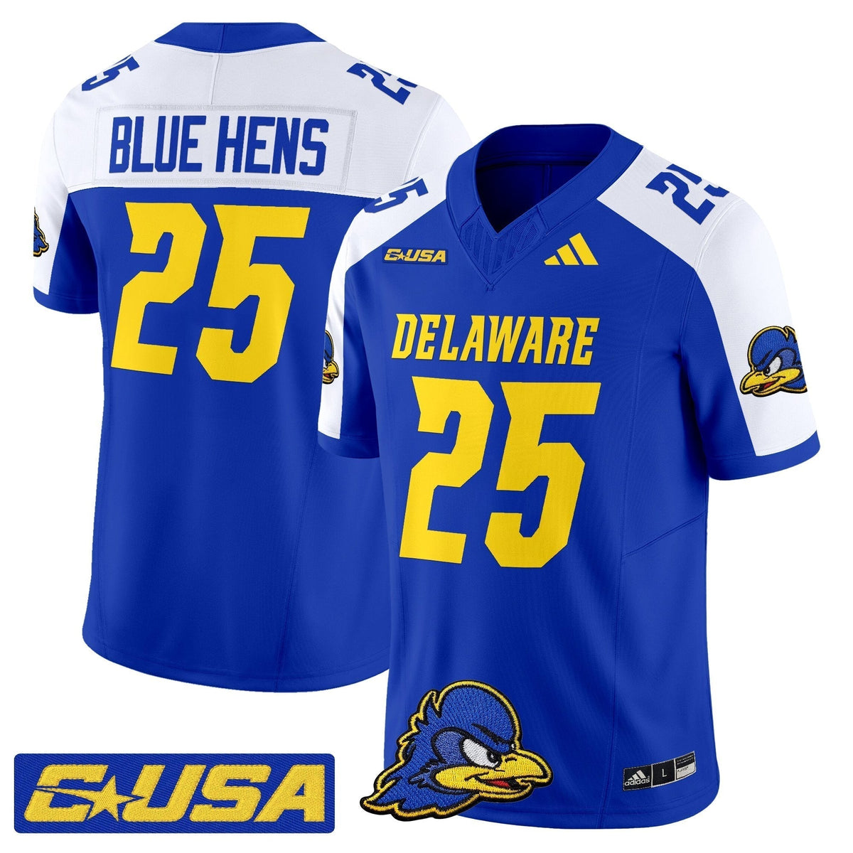 Men's Delaware Blue Hens 2025 Vapor Limited Jersey - All Stitched