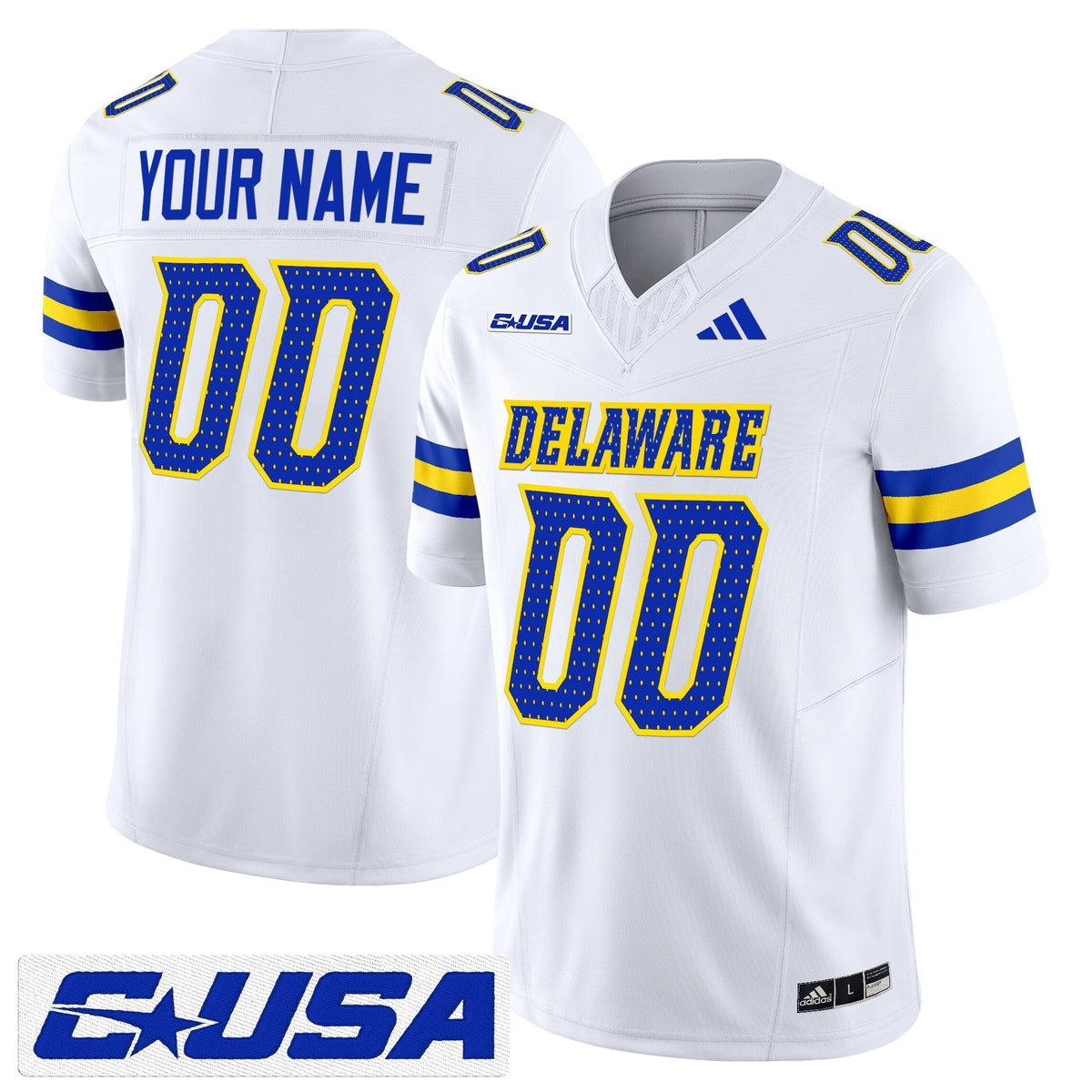 Delaware Blue Hens 2025 Vapor Limited Custom Jersey - All Stitched