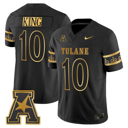 Men's Tulane Green Wave 2025 'City Edition' Gold Vapor Limited Jersey - All Stitched