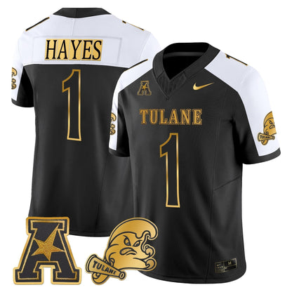 Men's Tulane Green Wave 2025 'City Edition' Gold Vapor Limited Jersey - All Stitched