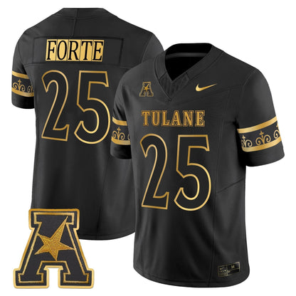 Men's Tulane Green Wave 2025 'City Edition' Gold Vapor Limited Jersey - All Stitched