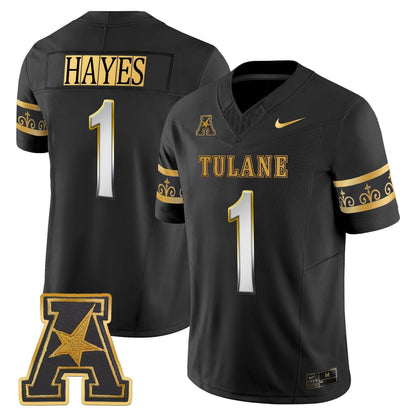 Men's Tulane Green Wave 2025 'City Edition' Gold Vapor Limited Jersey - All Stitched
