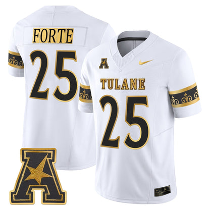 Men's Tulane Green Wave 2025 'City Edition' Gold Vapor Limited Jersey - All Stitched