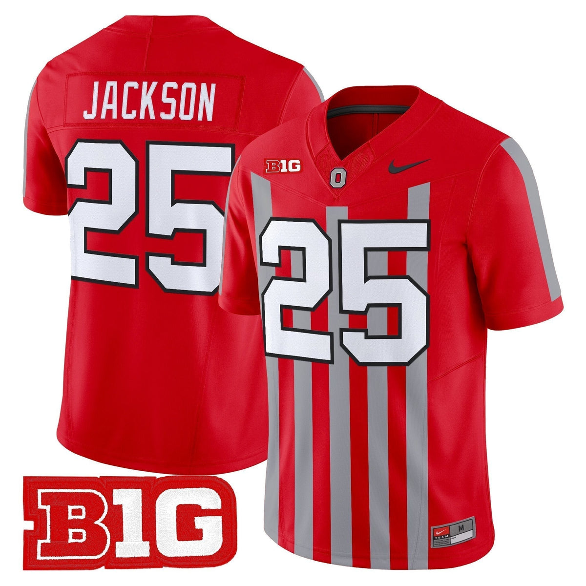 Men's Ohio State Buckeyes Throwback Vapor Limited Jersey - All Stitched