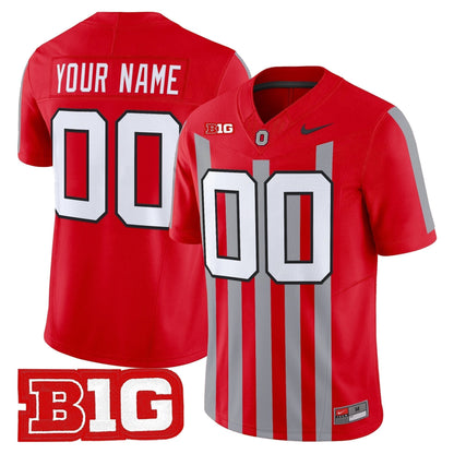 Ohio State Buckeyes Throwback Vapor Limited Custom Jersey - All Stitched