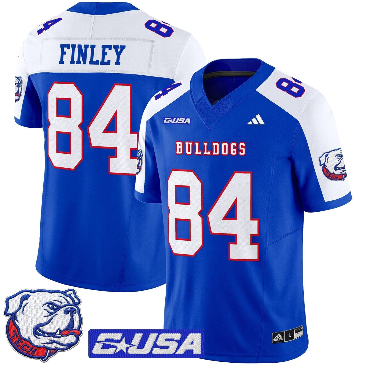 Men's Louisiana Tech Bulldogs 2025 Vapor Limited Jersey - All Stitched