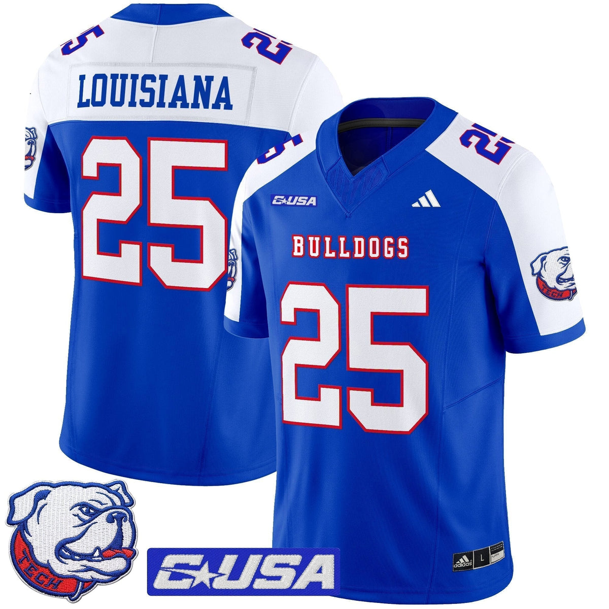 Men's Louisiana Tech Bulldogs 2025 Vapor Limited Jersey - All Stitched