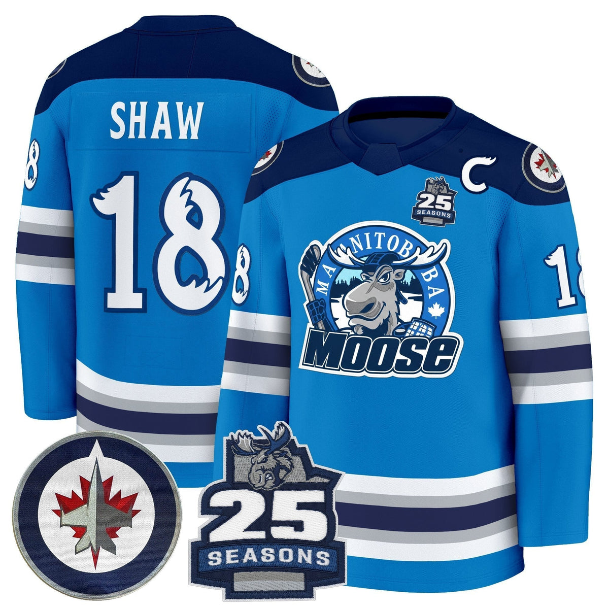 Manitoba Moose 2025 Premium Jersey - All Stitched