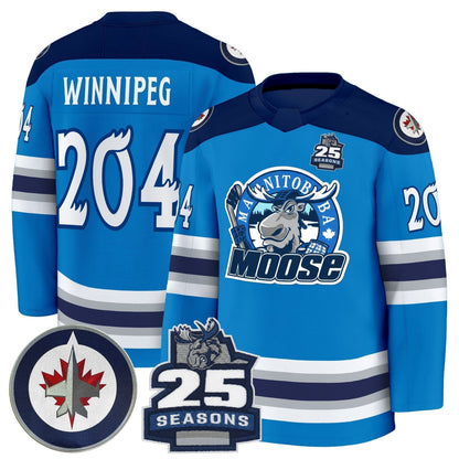 Manitoba Moose 2025 Premium Jersey - All Stitched