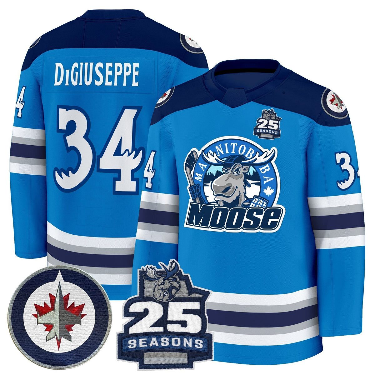 Manitoba Moose 2025 Premium Jersey - All Stitched
