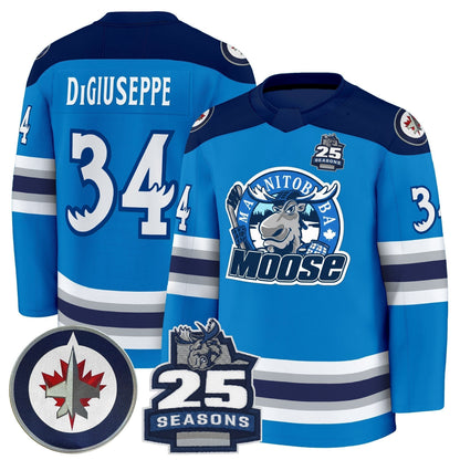 Manitoba Moose 2025 Premium Jersey - All Stitched