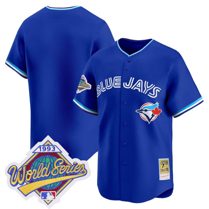 Men's Toronto Blue Jays 1993 World Series Vapor Premier Jersey - Throwback Edition - All Stitched