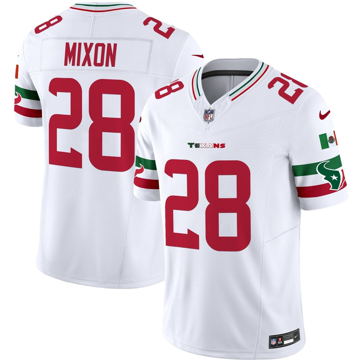 Men's Houston Texans Mexico Vapor Limited Jersey - All Stitched