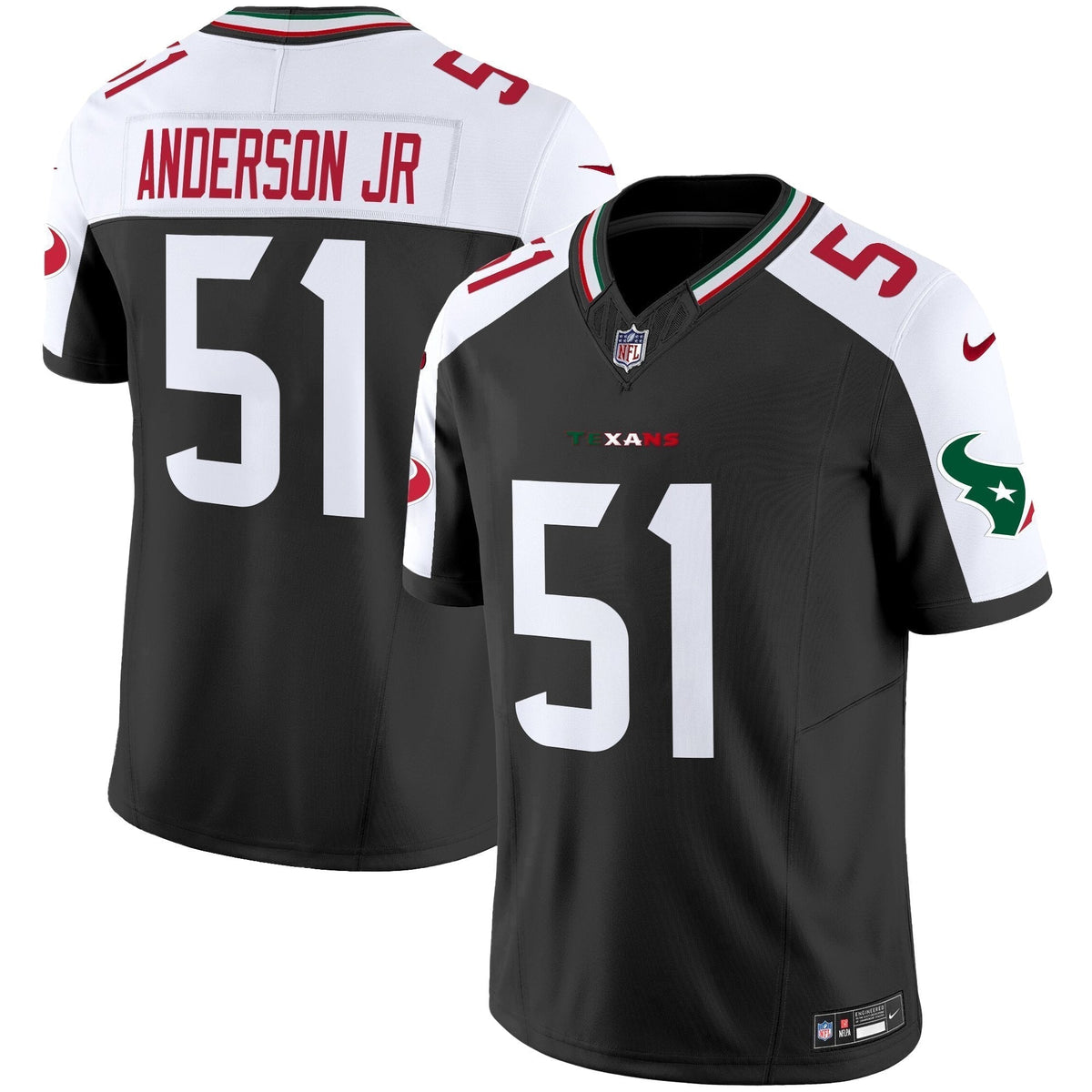 Men's Houston Texans Mexico Vapor Limited Jersey - All Stitched