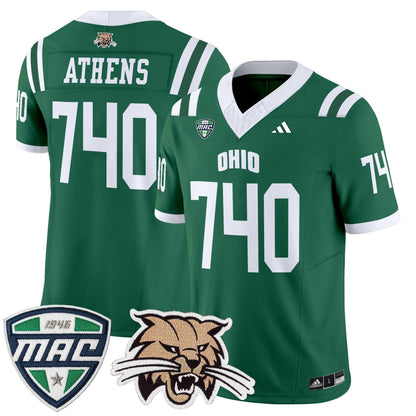 Men's Ohio Bobcats 2025 Vapor Limited Jersey - All Stitched