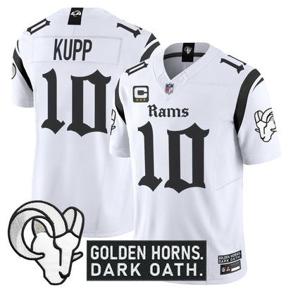 Men's Los Angeles Rams 'Gothic Horns Reforged Edition' Vapor Limited Jersey - All Stitched