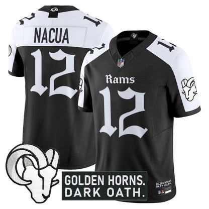 Men's Los Angeles Rams 'Gothic Horns Reforged Edition' Vapor Limited Jersey - All Stitched