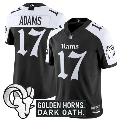 Men's Los Angeles Rams 'Gothic Horns Reforged Edition' Vapor Limited Jersey - All Stitched