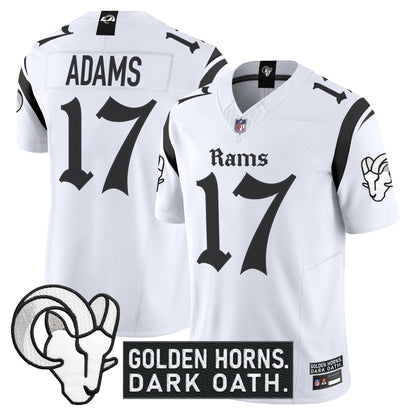 Men's Los Angeles Rams 'Gothic Horns Reforged Edition' Vapor Limited Jersey - All Stitched