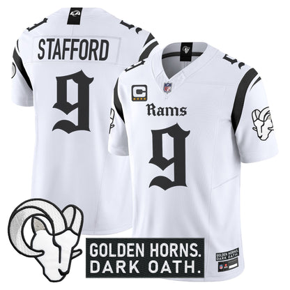 Men's Los Angeles Rams 'Gothic Horns Reforged Edition' Vapor Limited Jersey - All Stitched