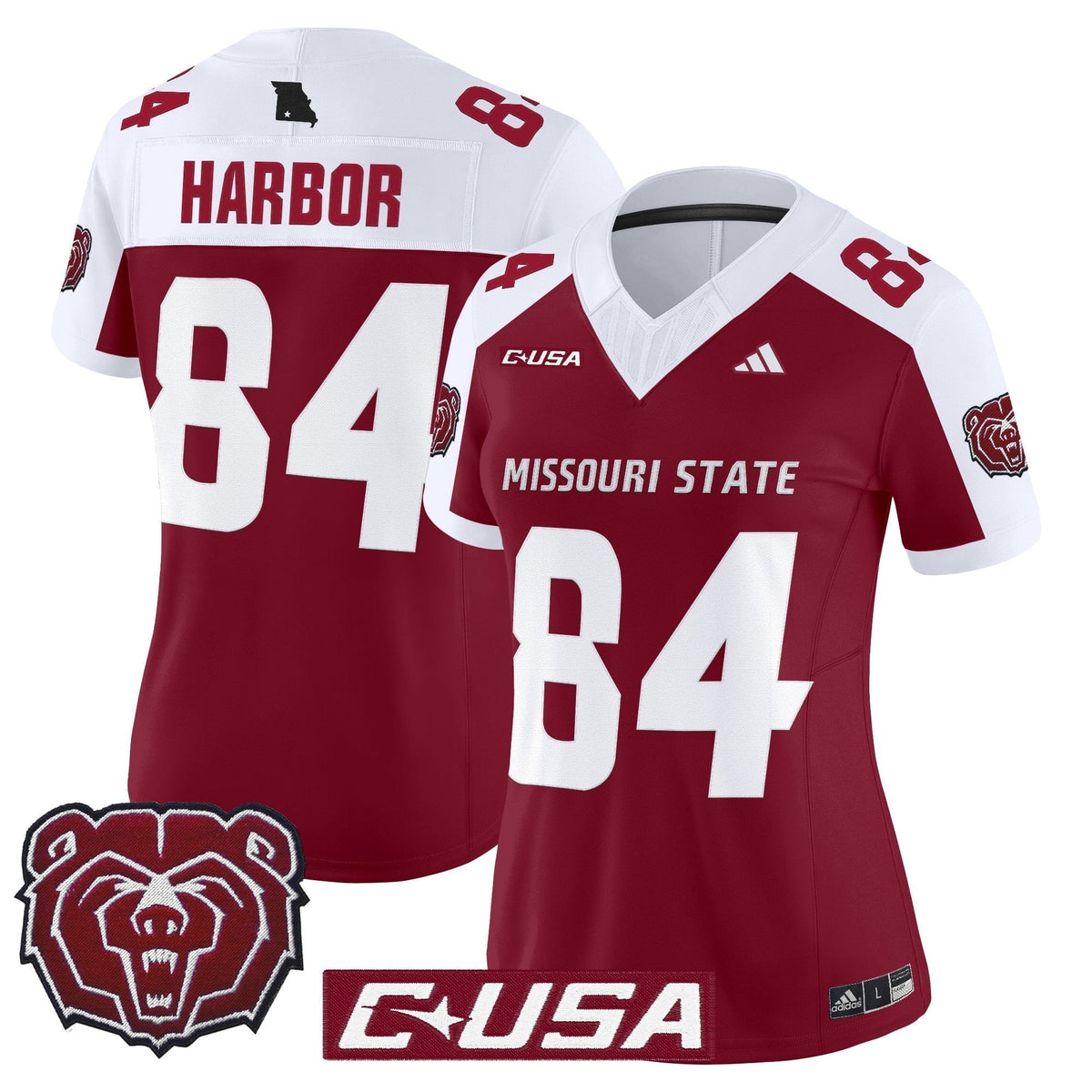 Women's Missouri State Bears 2025 Vapor Limited Jersey - All Stitched
