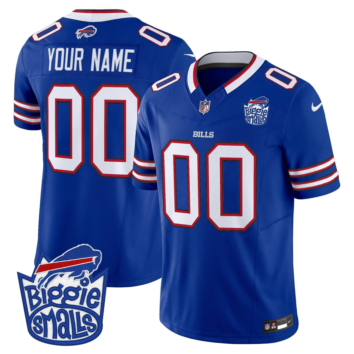 Biggie Smalls × Buffalo Bills Vapor Limited Custom Jersey - All stitched