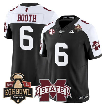 Men's Mississippi State Bulldogs 2025 Egg Bowl Vapor Limited Jersey - All Stitched