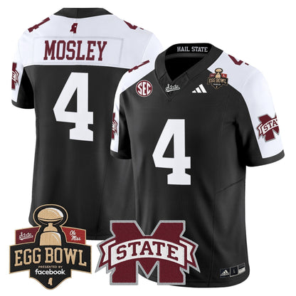 Men's Mississippi State Bulldogs 2025 Egg Bowl Vapor Limited Jersey - All Stitched