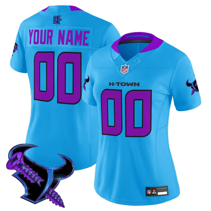 Houston Texans 2025 DJ Screw Vapor Limited Custom Jersey - All Stitched