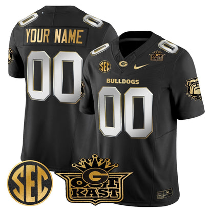 Outkast x Georgia Bulldogs Gold Vapor Limited Jersey - All stitched