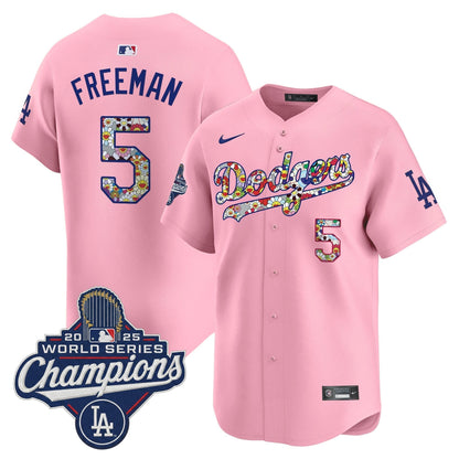 Men's Dodgers 2025 World Series Champions x Takashi Murakami Vapor Premier Limited Jersey - Stitched