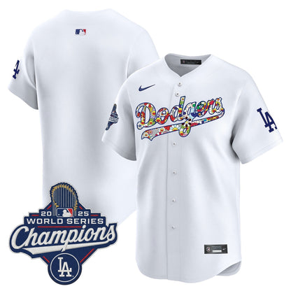 Men's Dodgers 2025 World Series Champions x Takashi Murakami Vapor Premier Limited Jersey - Stitched