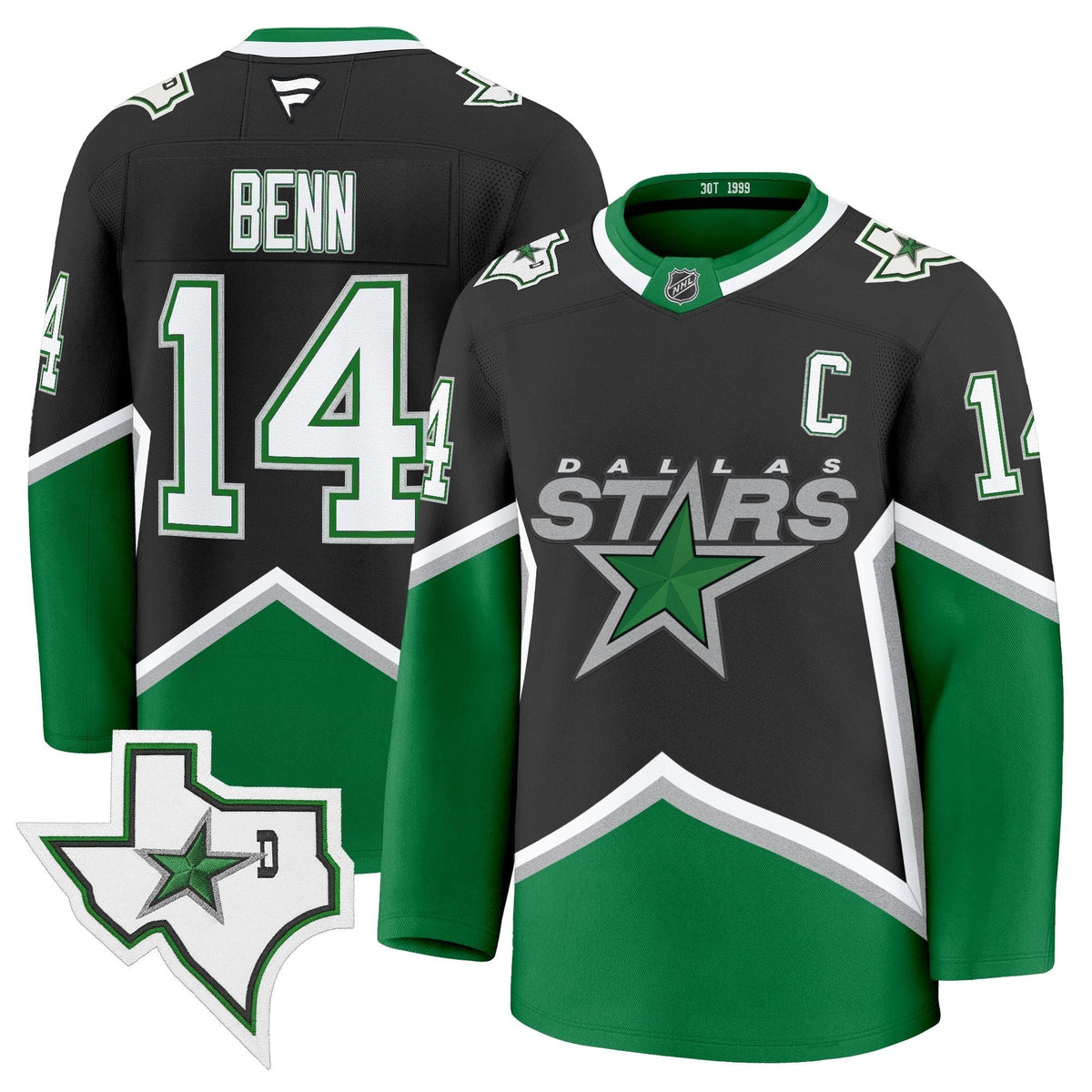 Dallas Stars '99 Throwback Premium Jersey - All Stitched
