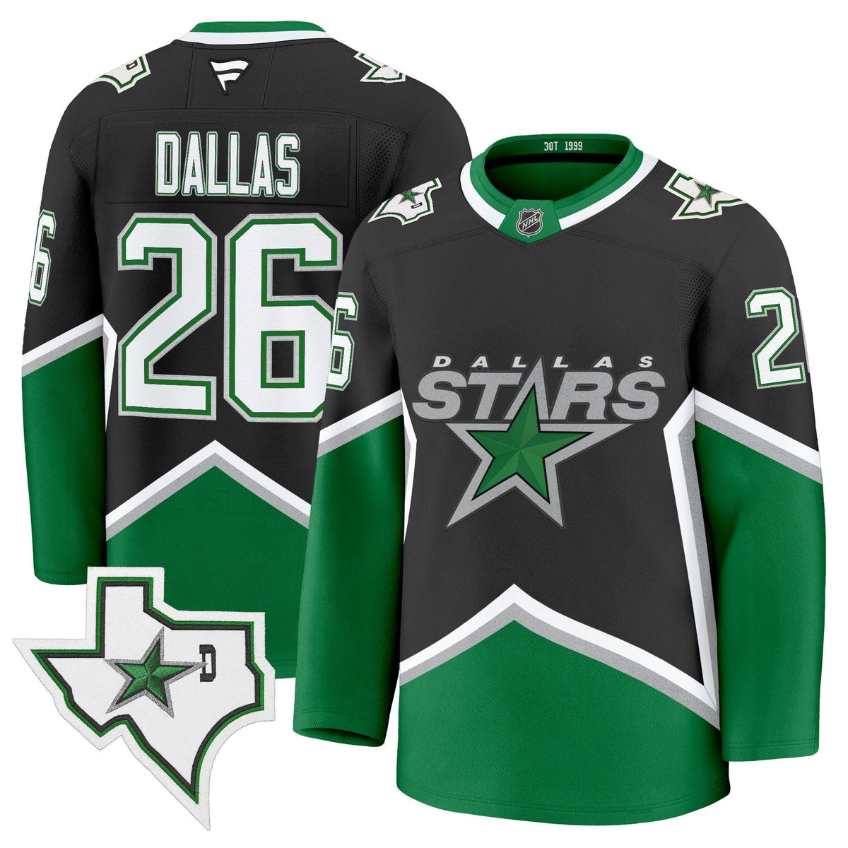 Dallas Stars '99 Throwback Premium Jersey - All Stitched