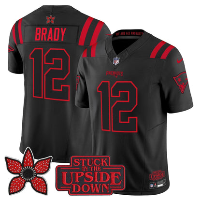 New England Patriots 'Stranger Things Edition' Vapor Limited Jersey - All Stitched