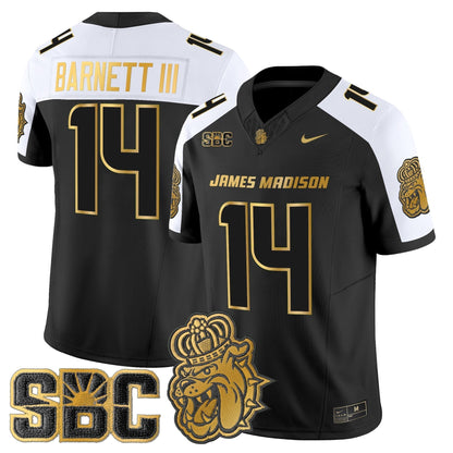 Men's James Madison Dukes 2025 Gold Vapor Limited Jersey - All Stitched