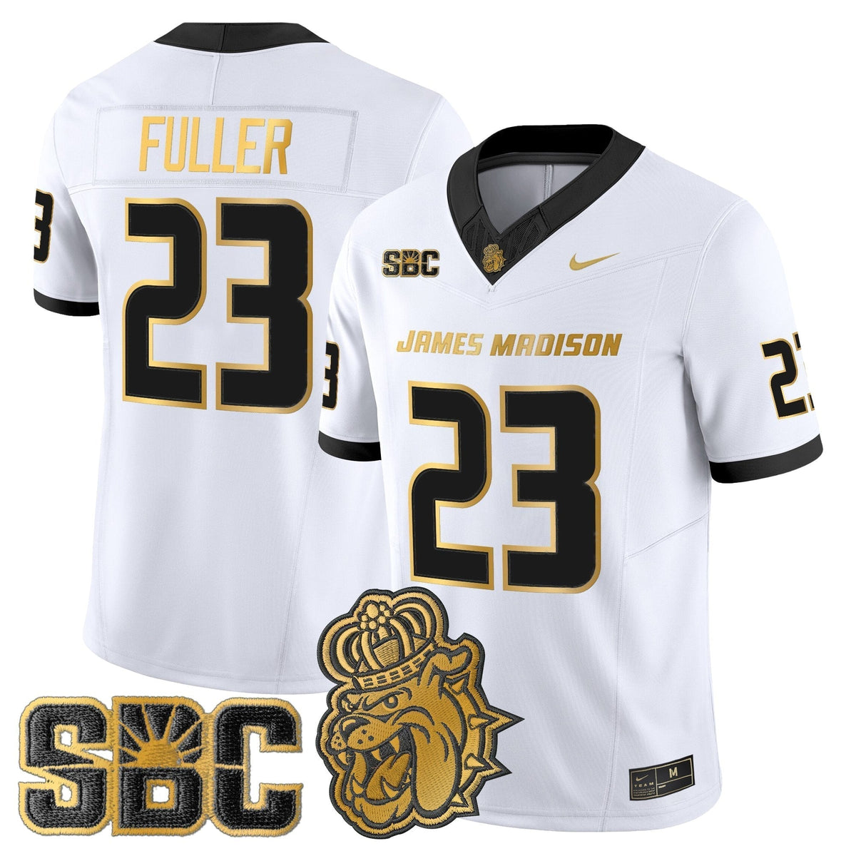 Men's James Madison Dukes 2025 Gold Vapor Limited Jersey - All Stitched