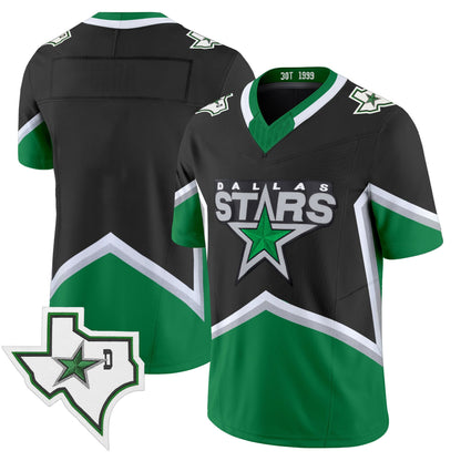 Dallas Stars '99 Throwback Vapor Jersey - Football Style - Stitched