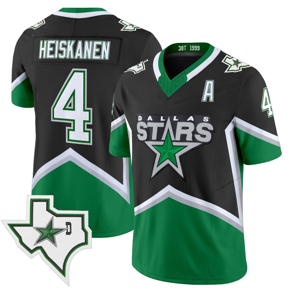 Dallas Stars '99 Throwback Vapor Jersey - Football Style - Stitched