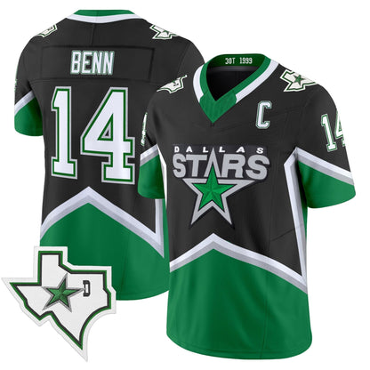 Dallas Stars '99 Throwback Vapor Jersey - Football Style - Stitched