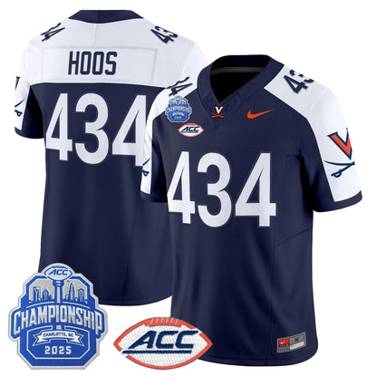 Men's Virginia Cavaliers 2025 ACC Championship Vapor Limited Jersey - All Stitched