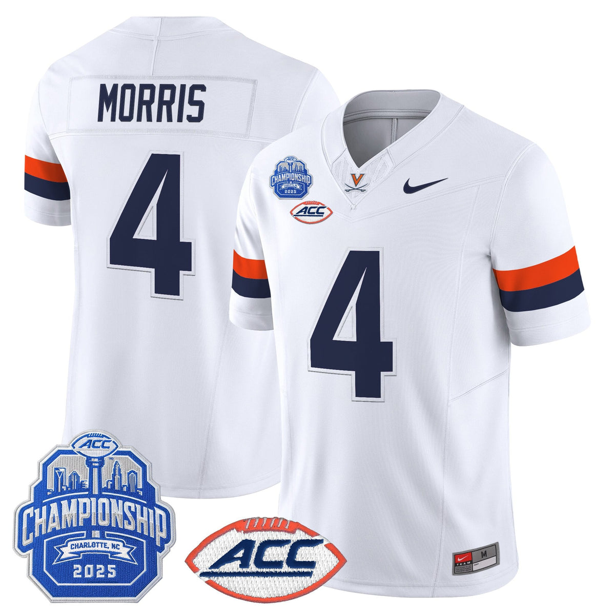 Men's Virginia Cavaliers 2025 ACC Championship Vapor Limited Jersey - All Stitched